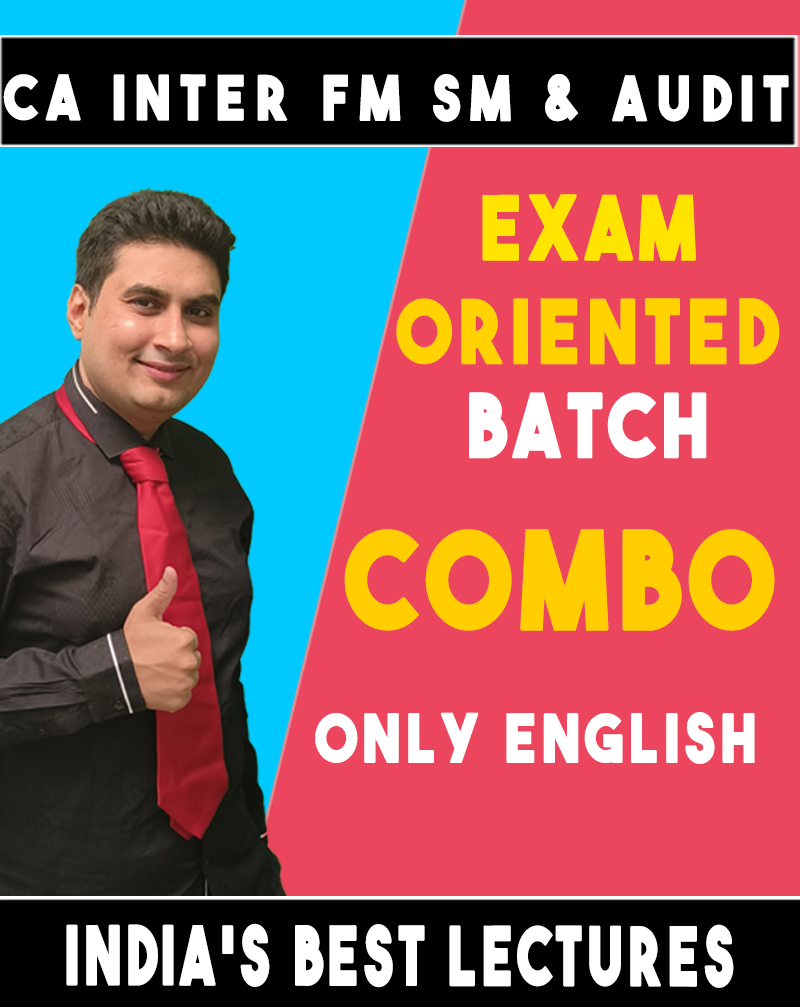 CA Inter FM – SM & Auditing & Ethics Course Combo – ONLY ENGLISH Comprehensive Course